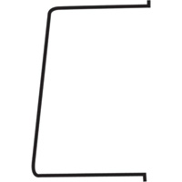 Support de sac &agrave; ordures pour chariot de concierge Cam Industrial