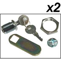Cleaning Cart Lock & Key Assembly Cam Industrial