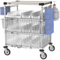 Poste d'EPI pour r&eacute;ception, Acier inoxydable, 43" x 40" x 24", Capacit&eacute; 900 lb Cam Industrial