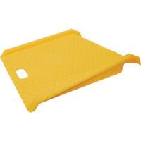 Portable Poly Hand Truck Curb Ramp, 1000 lbs. Capacity, 27" W x 27" L Cam Industrial