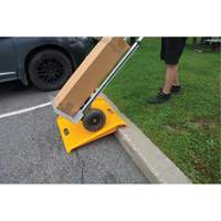 Portable Poly Hand Truck Curb Ramp, 1000 lbs. Capacity, 27" W x 27" L Cam Industrial