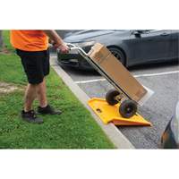 Portable Poly Hand Truck Curb Ramp, 1000 lbs. Capacity, 27" W x 27" L Cam Industrial