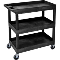 Tub Cart, 3 Tiers, 35-1/4" x 36-1/4" x 18", 300 lbs. Capacity Cam Industrial