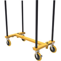 Buildman H-Cart Multi-Use Drywall Cart Cam Industrial