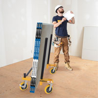 Buildman H-Cart Multi-Use Drywall Cart Cam Industrial