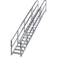 Syst&egrave;me d'escalier modulaire pour la construction de 17-21 marches SmartStairs, 157-1/2" ha Cam Industrial
