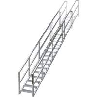 Syst&egrave;me d'escalier modulaire pour la construction de 17-21 marches SmartStairs, 157-1/2" ha Cam Industrial