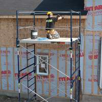 Complete Scaffold Tower with Casters, 69-1/2" D x 178" H Cam Industrial