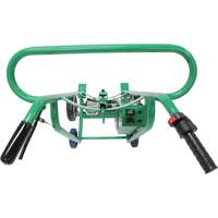 Powered Drum Hand Truck with Pneumatic Wheels Cam Industrial