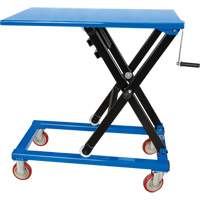 Manual Scissor Lift Table, 37-3/8" L x 23-5/8" W, Steel, 660 lbs. Capacity Cam Industrial