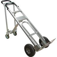 3-in-1 Convertible Hand Truck, Aluminum, 600 lbs. Capacity Cam Industrial