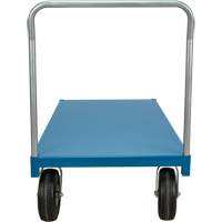 Heavy-Duty Platform Truck, 48" L x 24" W, 1200 lbs. Capacity, Flat Free Casters Cam Industrial