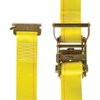 Logistic Strap, Ratchet, 2" W x 12' L, 1000 lbs. (454 kg) WLL Cam Industrial