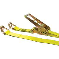 Tendeur d'arrimage pour treuil, Crochet en J, 3" , 30' , Charge d'utilisation max. 5400 lb (2449 kg) Cam Industrial