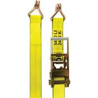 Tendeur d'arrimage pour treuil, Crochet en J, 3" , 30' , Charge d'utilisation max. 5400 lb (2449 kg) Cam Industrial