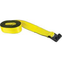 Tendeur d'arrimage logistique, Crochet plat, 3" , 30' , Charge d'utilisation max. 5400 lb (2449 kg) Cam Industrial