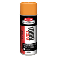 Tough Coat&reg; Acrylic Alkyd Enamel, OSHA Orange Equipment Orange, Gloss, 12 oz., Aerosol Can Cam Industrial