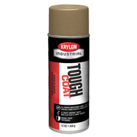 Tough Coat&reg; Acrylic Alkyd Enamel, Gold, Gloss, 12 oz., Aerosol Can Cam Industrial