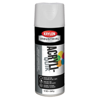 Industrial Acryli-Quik Lacquer, White, Gloss, 12 oz., Aerosol Can Cam Industrial