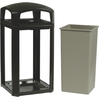 Landmark Series&reg; Classic Container Frame With Rigid Liner, Plastic, 50 US gal. Cam Industrial