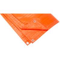 Insulated Tarps, Polyethylene, Orange, 20' x 12' x 8 mils Cam Industrial