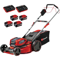 Cordless Lawn Mower, Push Walk-Behind, Battery Powered, 21" Cutting Width Cam Industrial