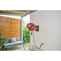 Cordless Water Hose Reel, 100' Cam Industrial