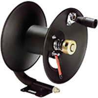 High Pressure Carry Handle Hose Reel, 100', Steel Cam Industrial