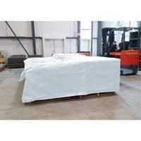 Insulated Tarp, Polyethylene, White, 20' x 12' x 8 mils Cam Industrial