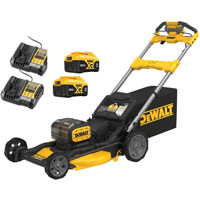 Trousse tondeuse &agrave; gazon sans balais sans fil 21 po XR 2X20V MAX*, Pouss&eacute;e automatique, &agrave; pile, Largeur de coupe 21" Cam Industrial