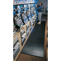 Tapis standard no 381, Ergonomique, 3' x 105' x 1/8", Noir Cam Industrial