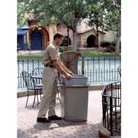 Untouchable&reg; Containers, Polyethylene, 35 US gal. Cam Industrial