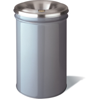 Cease-Fire&reg; Waste Cans, Metal, 4.5 US Gal. Cam Industrial