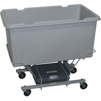 Scale Carts, Polyethylene, 33" L x 19" W x 29" H, 5 cu. Ft. Volume, 250 lbs. Capacity Cam Industrial