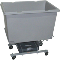 Scale Carts, Polyethylene, 33" L x 23" W x 33" H, 7 cu. ft. Volume, 250 lbs. Capacity Cam Industrial