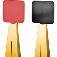 Traffic Cone Lock-In Sign Cam Industrial