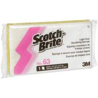Scotch-Brite Light-Duty Scrub Sponge, Cellulose/Scrubbing, 3-1/2" W x 6" L Cam Industrial