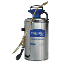 Premier Series Pro Sprayer, 2 gal. (7.6 L), Stainless Steel, 12" Wand Cam Industrial