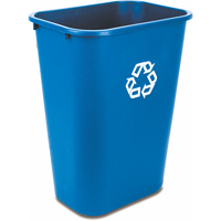 Recycling Container , Deskside, Plastic, 41-1/4 US Qt. NG277 | Cam Industrial