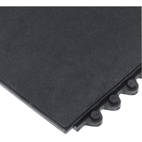 24/Seven&reg; Matting, Rubber, 3' W x 3' L, 5/8" Thick, Black Cam Industrial