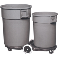 Socle roulant Tandem Brute, Noir Cam Industrial