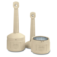 Cendriers Smoker's Cease-Fire, Sur pied, Plastique, Capacit&eacute; 4 gal. US, Hauteur 38-1/2" Cam Industrial