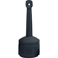 Smokers Cease-Fire&reg; Cigarette Butt Receptacle, Free-Standing, Plastic, 1 US gal. Capacity, 30" Height Cam Industrial