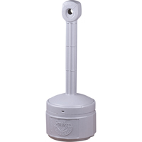 Smoker’s Cease-Fire<sup>®</sup> Cigarette Butt Receptacle, Free-Standing, Plastic, 1 US gal. Capacity, 30" Height NI701 | Cam Industrial
