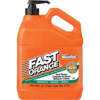 Hand Cleaner, Lotion, 3.78 L, Pump Bottle, Orange Cam Industrial