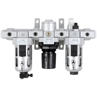 AFRLMI38 3-Piece Intermediate Air Filter, Regulator & Lubricator, 3/8" NPT Cam Industrial