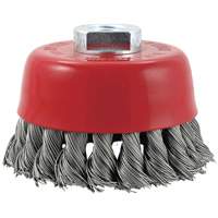 CK3201M14 High Performance Knot Twisted Cup Brush, 3" Dia. Cam Industrial