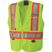 6936 Veste de s&eacute;curit&eacute; d&eacute;tachable en 5 points, Jaune lime haute visibilit&eacute;, 2T-Grand, Polyester Cam Industrial