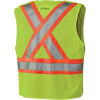 6936 Veste de s&eacute;curit&eacute; d&eacute;tachable en 5 points, Jaune lime haute visibilit&eacute;, 2T-Grand, Polyester Cam Industrial