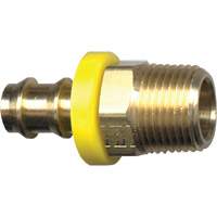 Grip-Tite Hose Barb Fitting, Brass, 3/8" x 1/4" Cam Industrial